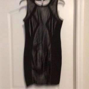 Soprano Faux Leather Dress Size Medium